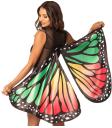 Cores da floresta com asas de borboleta