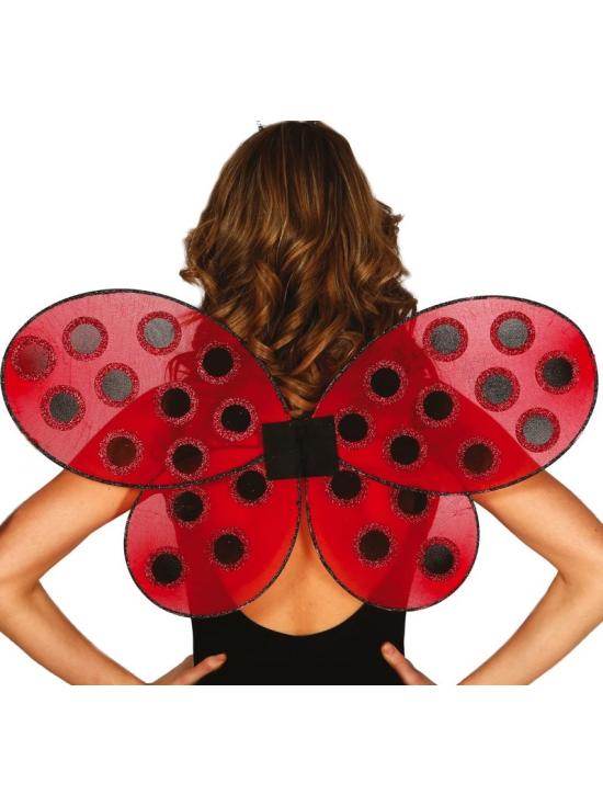 Asas de joaninha de 52 x 43 cm para fantasias
