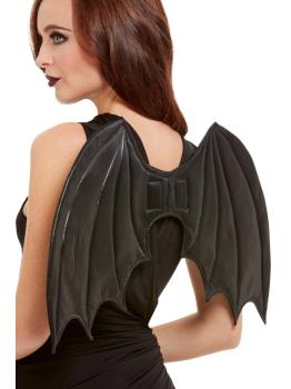 Asas de morcego preto 50cm