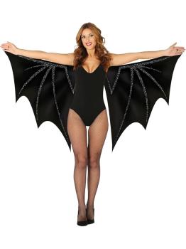 Capa reversible de bruja oscura para adulto