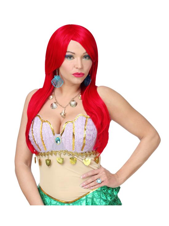 Alice Cosplay Dream Hair Peruca, Mulheres, Vermelho