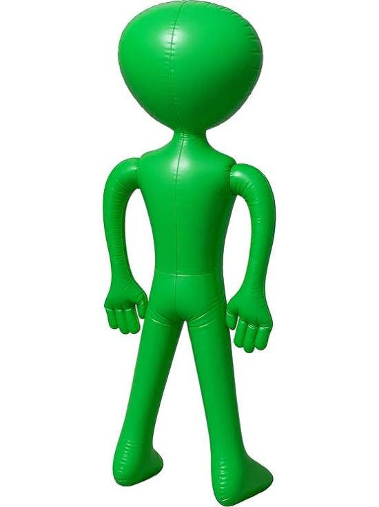 Alien Inflável Verde (85 cm)