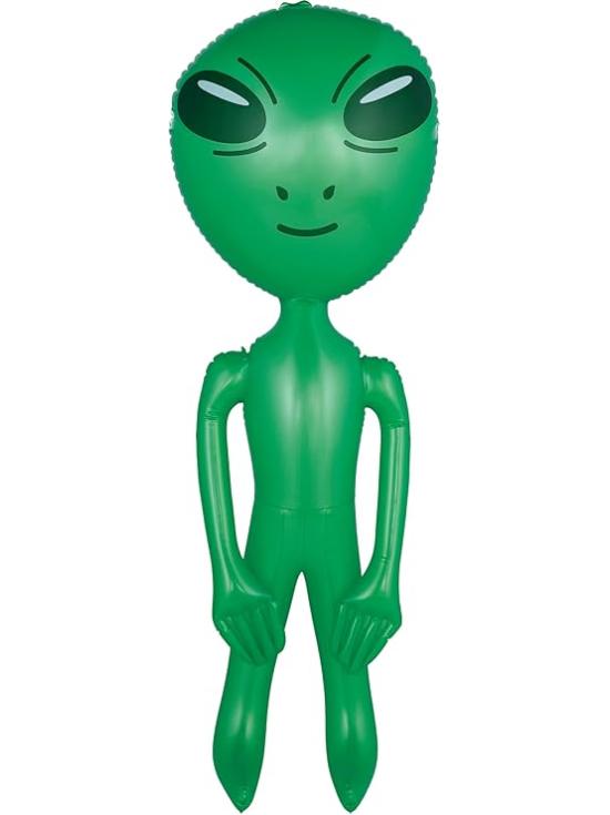 Alien Inflável Verde (85 cm)