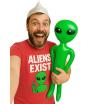 Alien Inflável Verde (85 cm)