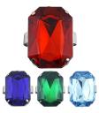 Maxi Anel com Pedras Coloridas