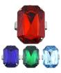 Maxi Anel com Pedras Coloridas