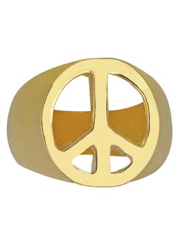 Anel de Paz e Amor em Ouro.