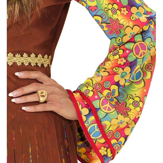 Anel de Paz e Amor em Ouro.