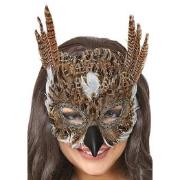 Máscara de coruja para fantasias