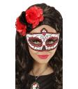 Antifaz de Catrina con brillantina  mujer