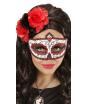 Antifaz de Catrina con brillantina  mujer