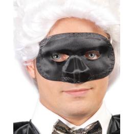 Máscara de seda preta