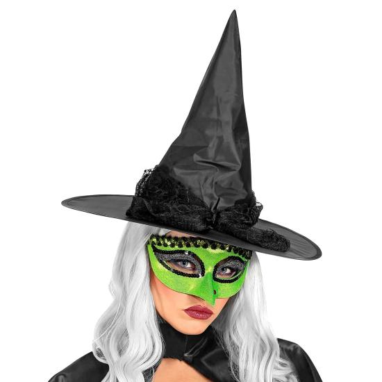 Máscara de bruxa da moda