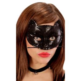 Máscara de gato preto