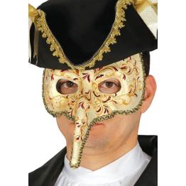 Máscara Veneziana com Nariz Comprido