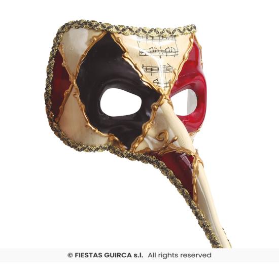 Máscara veneziana de nariz longo para adulto Máscara veneziana de nariz longo para adulto