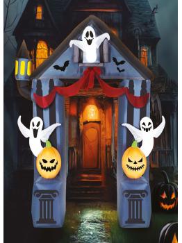 Arco inflável decorado fantasmas 240 x 200 cm