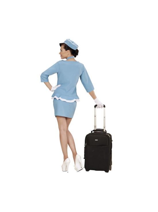 Fantasia retrô de aeromoça para mulheres