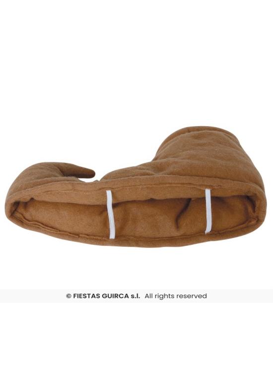 Chinelos infantis para contos ou personagens medievais