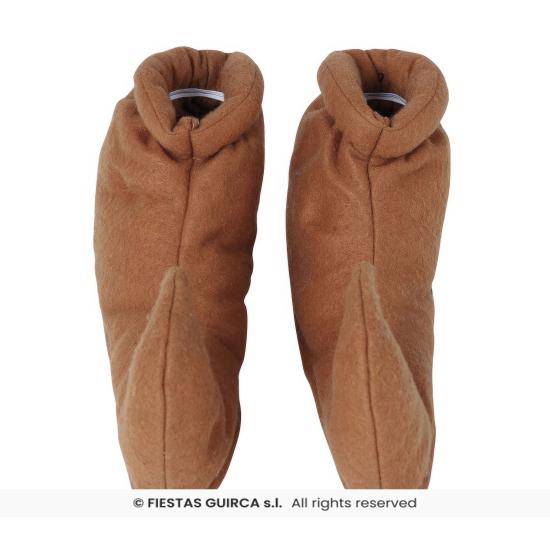 Chinelos infantis para contos ou personagens medievais