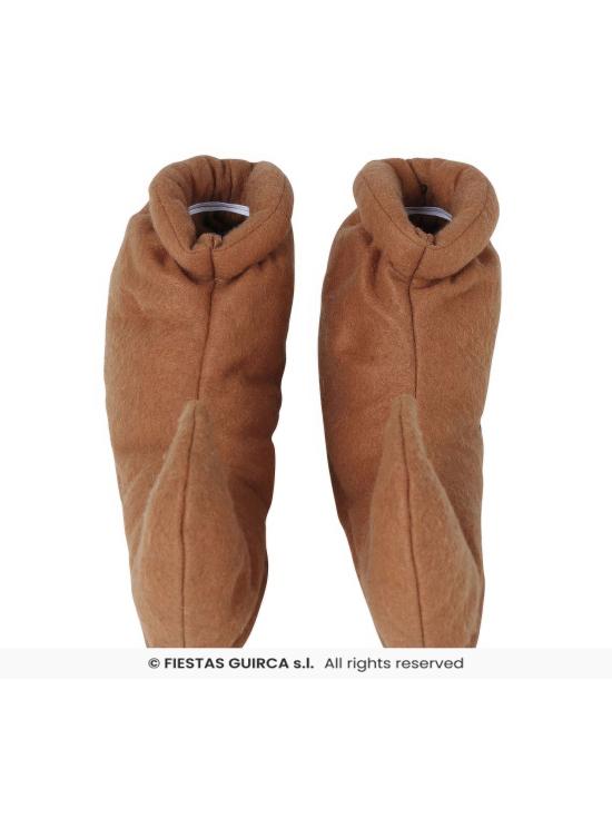Chinelos infantis para contos ou personagens medievais
