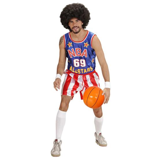 Bola de basquete inflável de 25 cm.