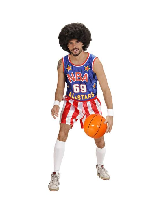 Bola de basquete inflável de 25 cm.