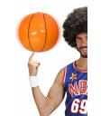 Bola de basquete inflável de 25 cm.