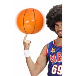 Bola de basquete inflável de 25 cm.
