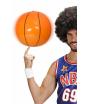 Bola de basquete inflável de 25 cm.