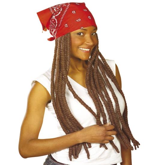 Bandana com Dreadlocks sortidas em 4 cores. Bandana com Dreadlocks sortidas em 4 cores.