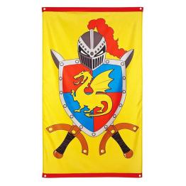 Bandeira do cavaleiro medieval 150 x 90.