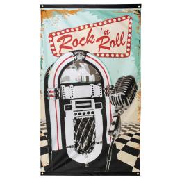 Bandeira Rock &#39;n Roll Grease 150x90cm