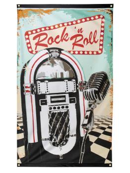 Bandeira Rock 'n Roll Grease 150x90cm