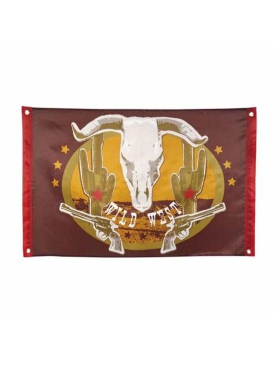 Bandeira de poliéster do oeste selvagem 60 x 90 cm