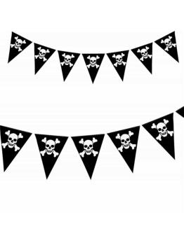 Flâmulas Caveira Pirata 6 m.
