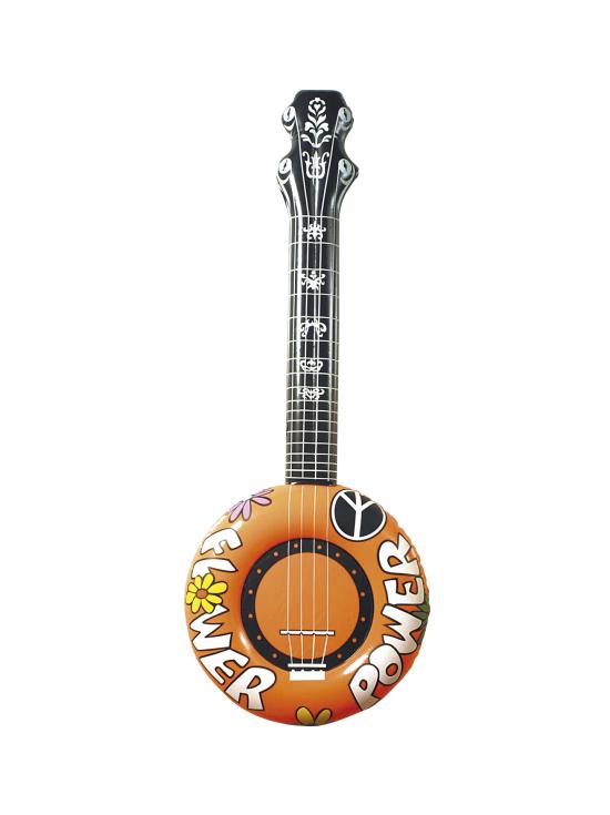 Banjo inflável em laranja