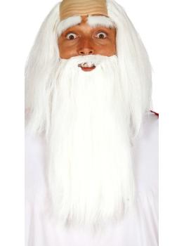 Barba Branca com Sobrancelhas