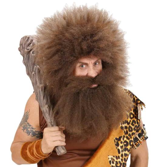 Barba com personagens de bigode marrom. Barba com personagens de bigode marrom.