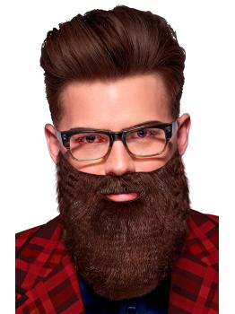 Barba para vários personagens em castanho