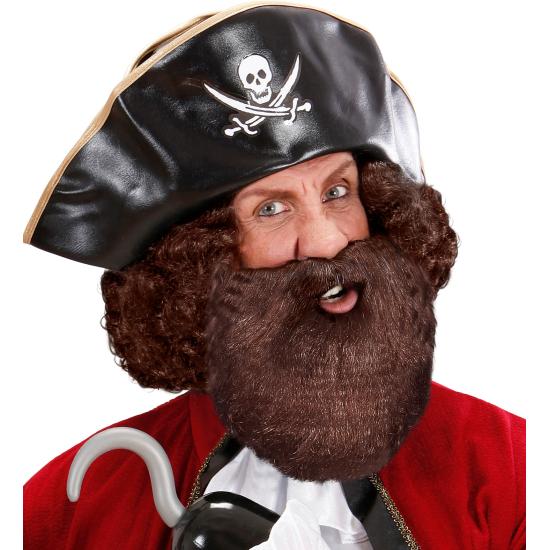 Barba para vários personagens em castanho