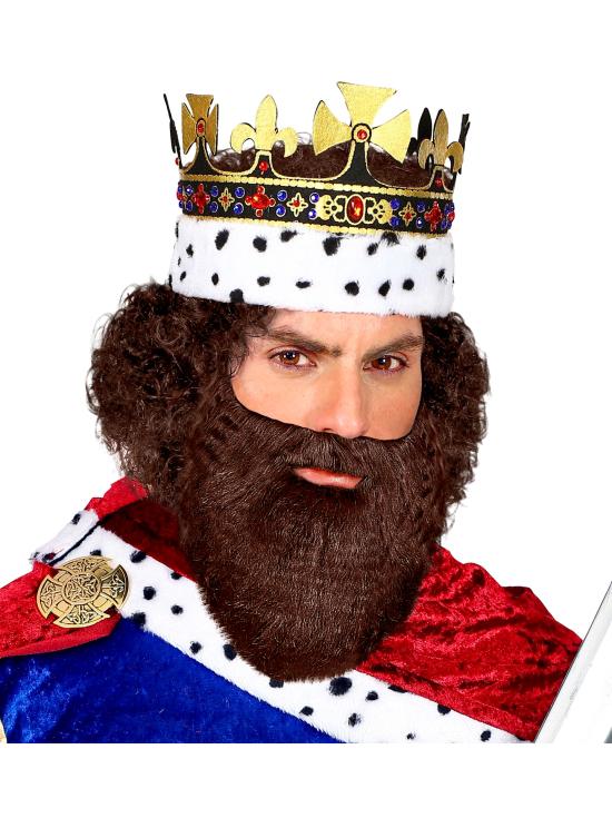 Barba para vários personagens em castanho