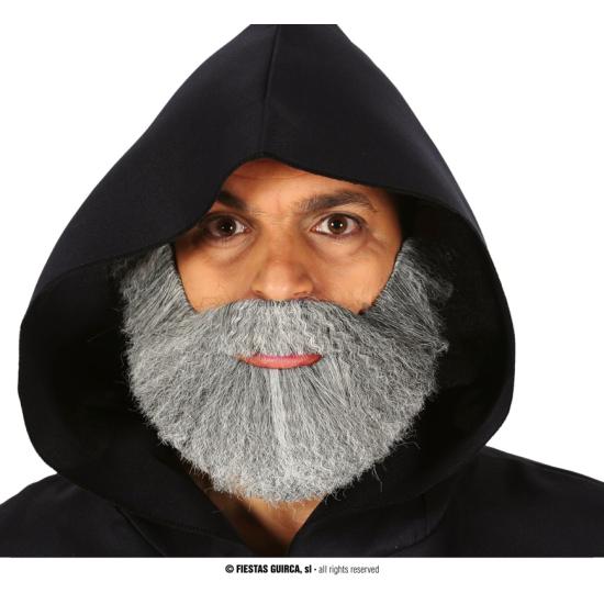 Barba y bigote pelirroja vikinga para adulto