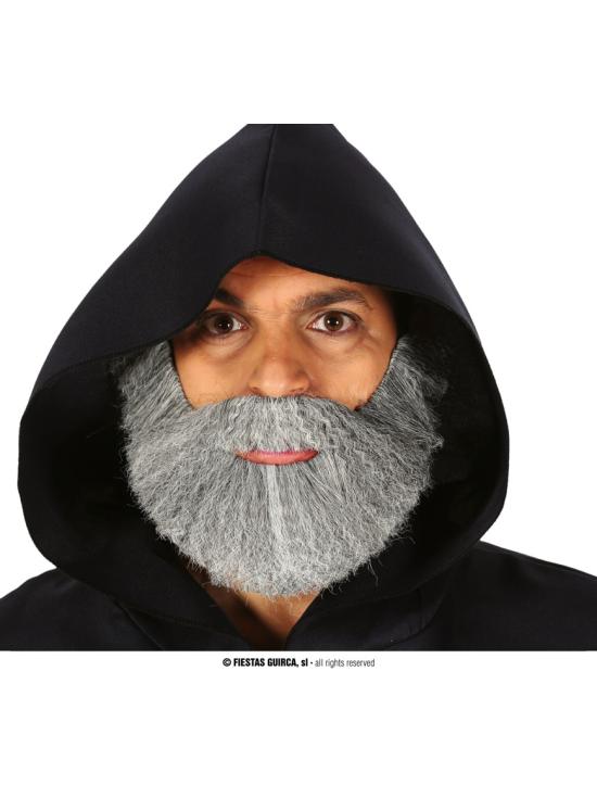Barba y bigote pelirroja vikinga para adulto