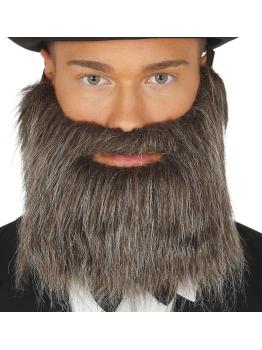 Barba e bigode grisalhos vintage