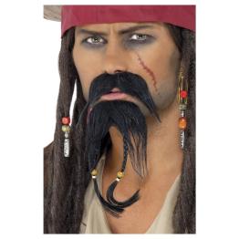 Barba e Bigode Piratas do Caribe
