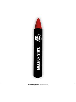 Bastão de maquiagem vermelho.