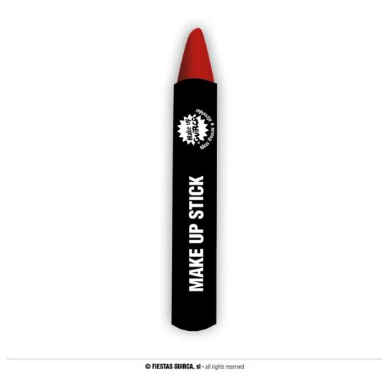 Bastão de maquiagem vermelho. Bastão de maquiagem vermelho.