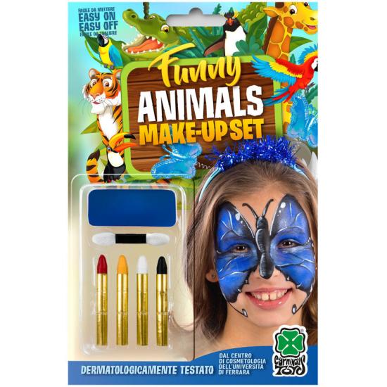 Base de maquiagem Blue Butterfly + 4 lápis de maquiagem em blister Base de maquiagem Blue Butterfly + 4 lápis de maquiagem em blister