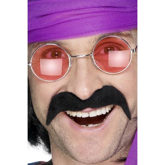 Bigode dos anos setenta 3 cores